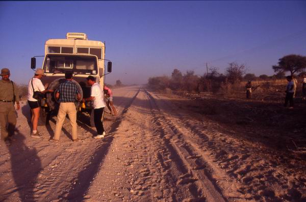 Prima foratura in Namibia